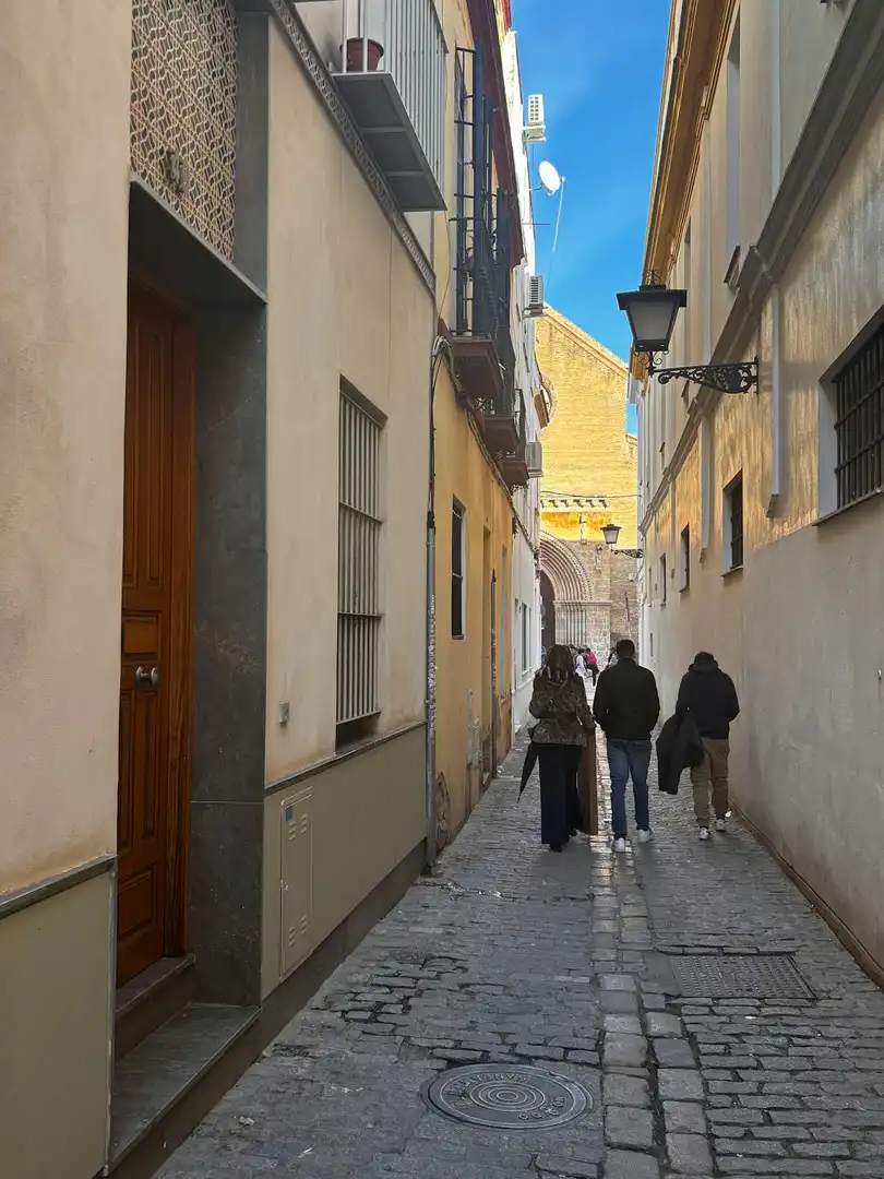 Exterior view of Flat for rent in Sevilla  with Air Conditioner, Heating and Private garden