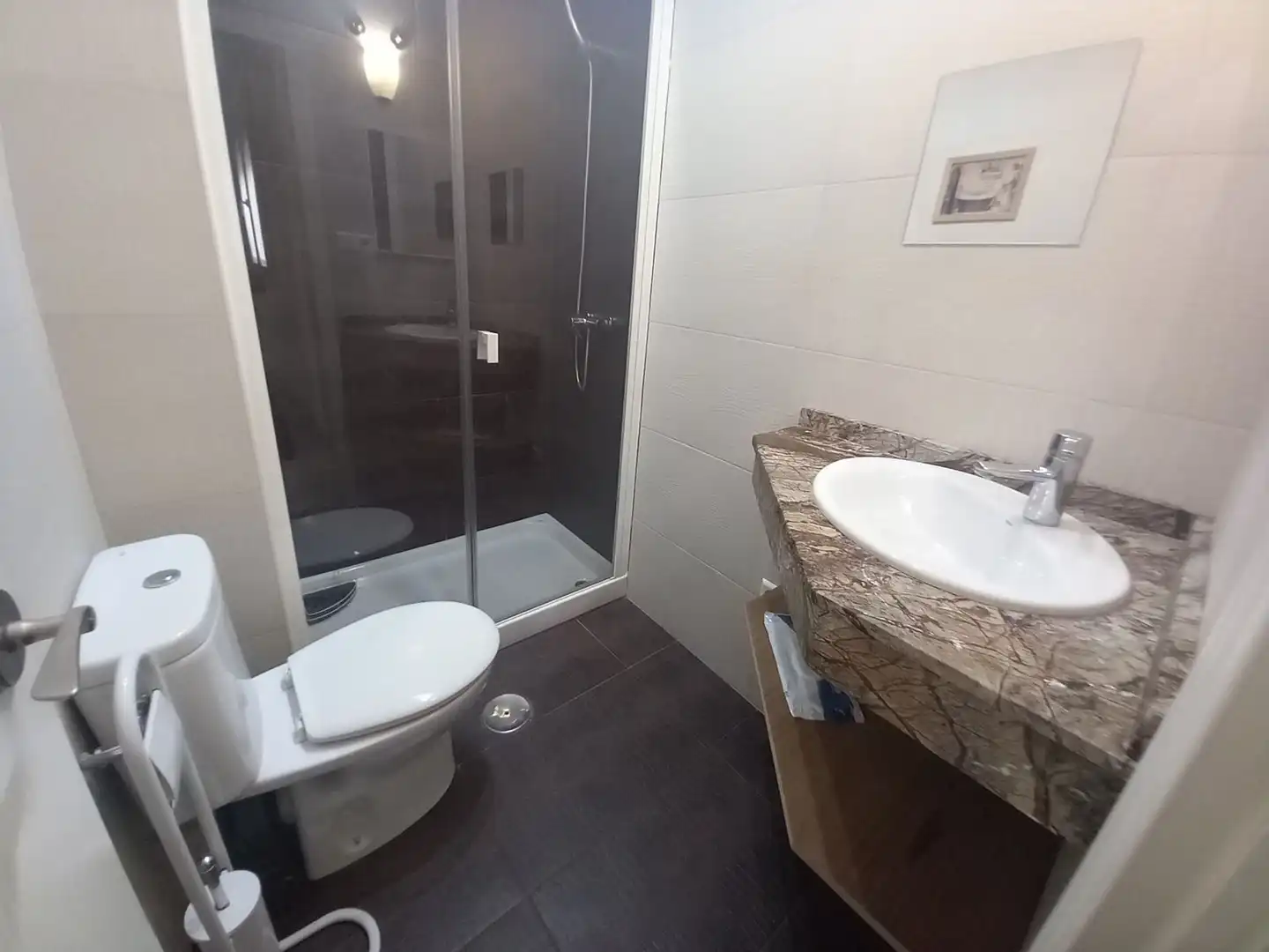 Badezimmer von Wohnungen zum Verkauf in Ronda mit Klimaanlage, Heizung und Terrasse