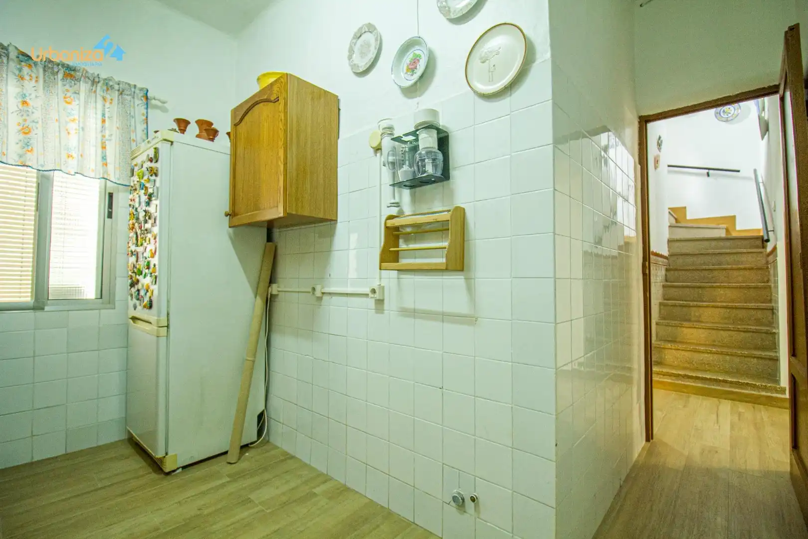 Cocina de Casa adosada en venta en Badajoz con Aire acondicionado, Jardín privado y Terraza