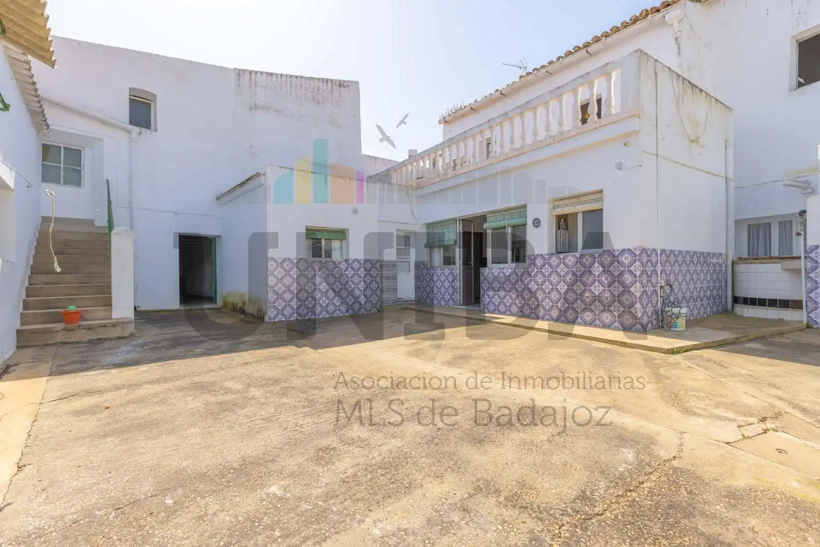 Exterior view of Detached homes for sale in Talavera la Real  with Air Conditioner, Terrace and Balcony