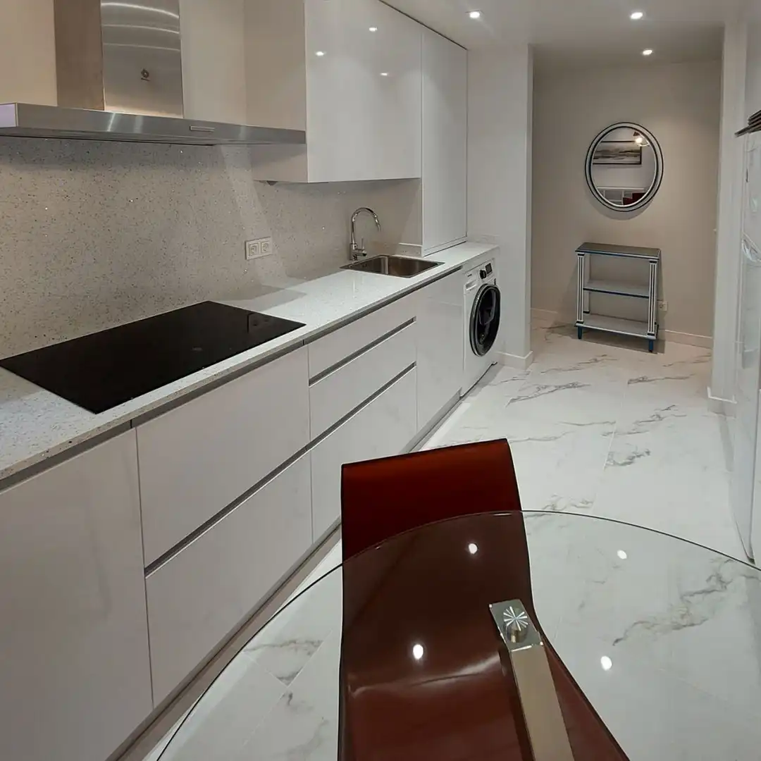 Cocina de Piso de alquiler en Madrid con Calefacción y Terraza
