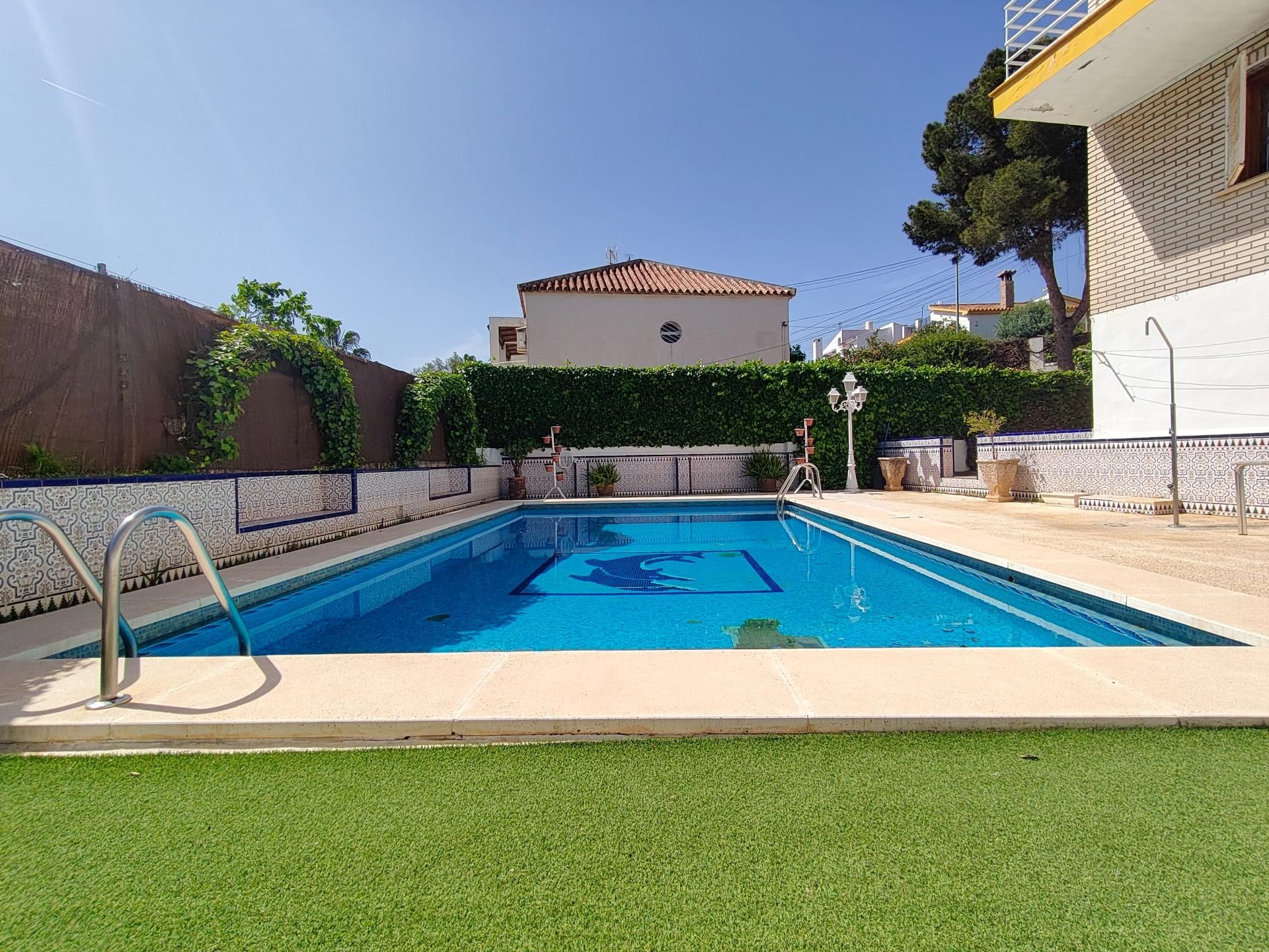 Swimming pool of House or chalet for sale in Málaga Capital  with Air Conditioner, Private garden and Terrace