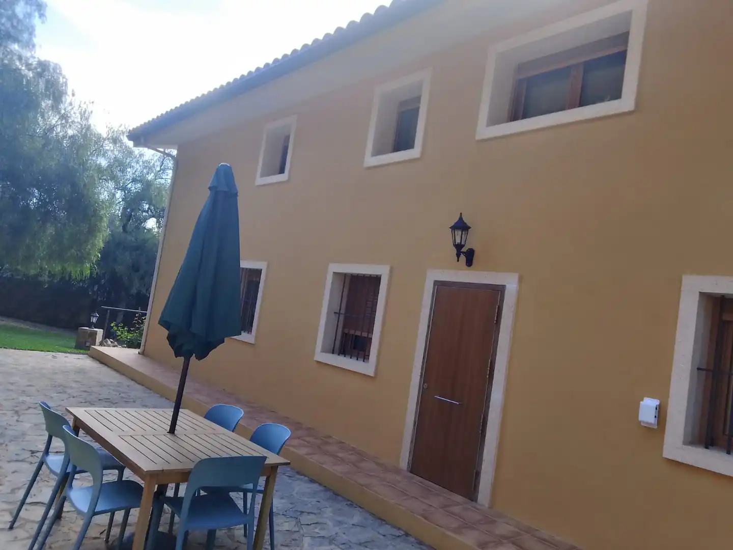 Vista exterior de Casa o xalet en venda en Tibi amb Aire condicionat, Jardí privat i Parquet
