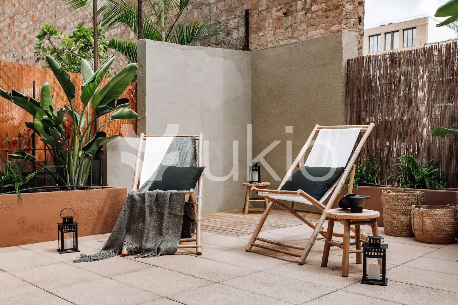 Terrasse von Wohnungen zur Miete in Barcelona mit Klimaanlage, Heizung und Terrasse
