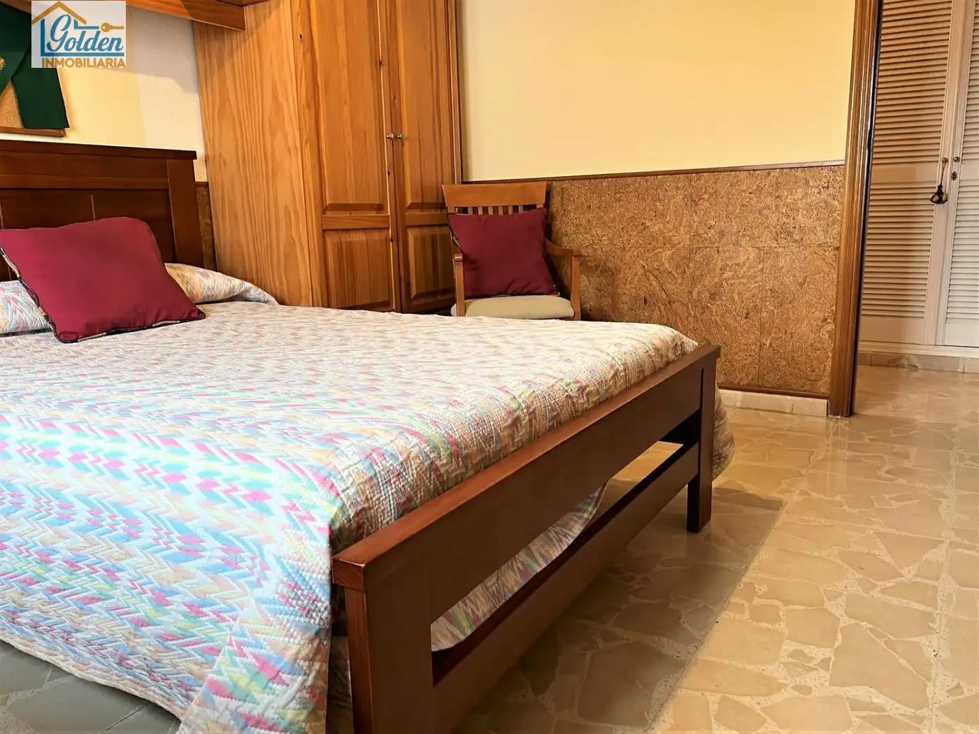 Dormitori de Casa o xalet en venda en Don Benito amb Aire condicionat, Jardí privat i Terrassa