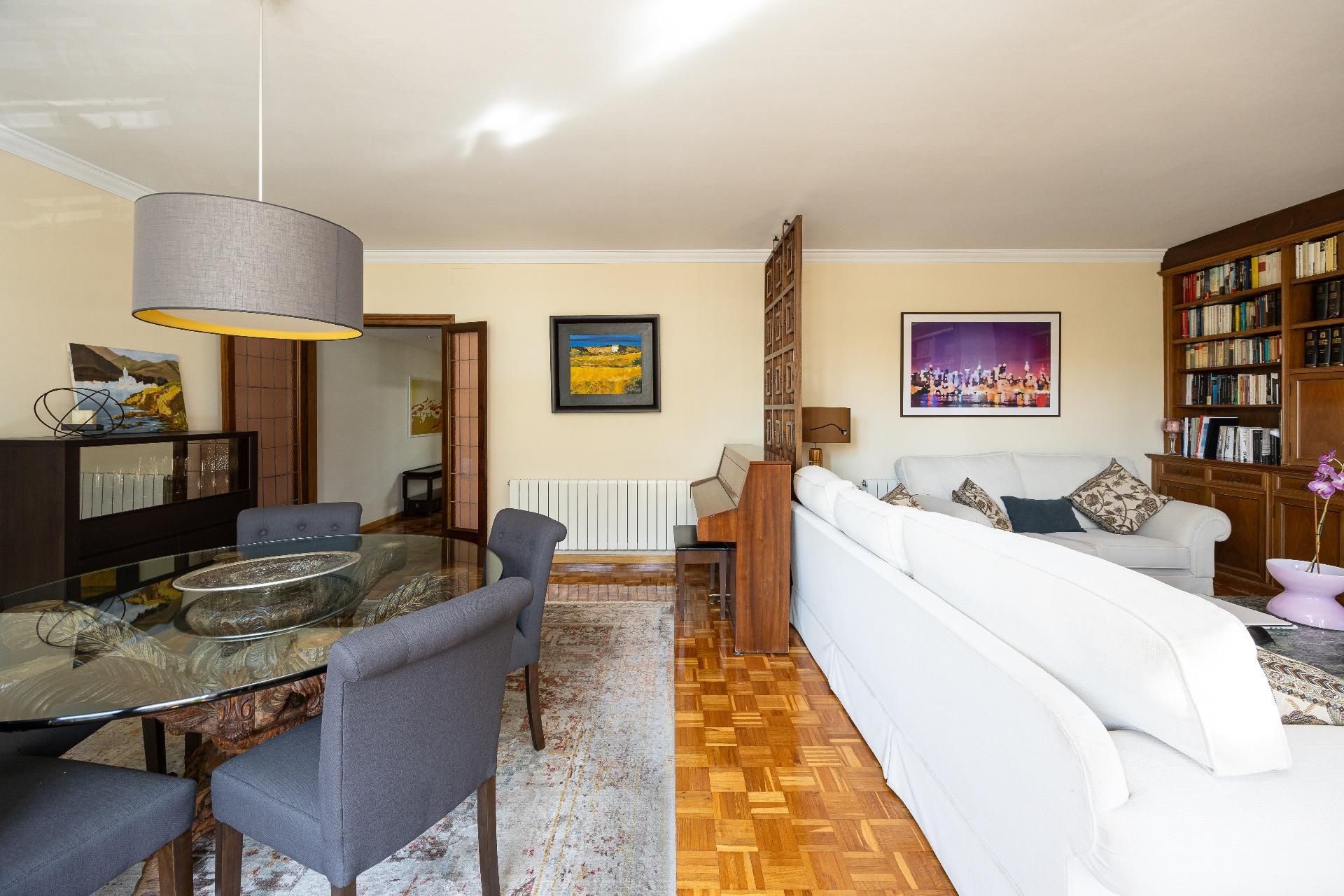 Sala d'estar de Apartament en venda en Badalona amb Aire condicionat, Calefacció i Terrassa