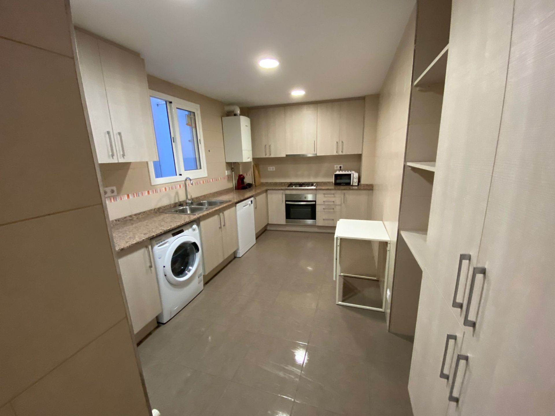 Kitchen of Flat to rent in  Barcelona Capital  with Heating and Furnished