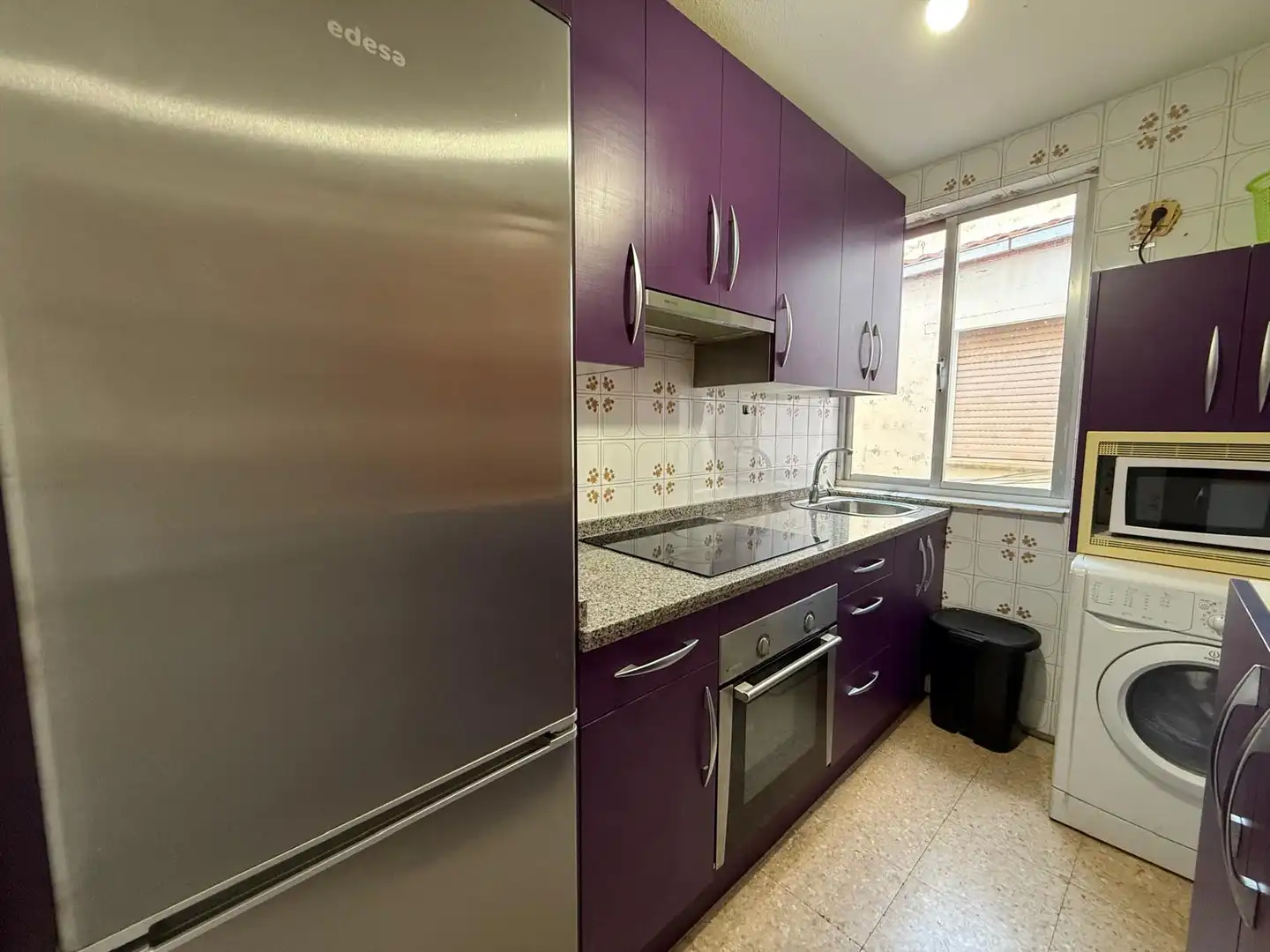 Kitchen of Flat for rent in Salamanca  with Heating, Parquet flooring and Furnished