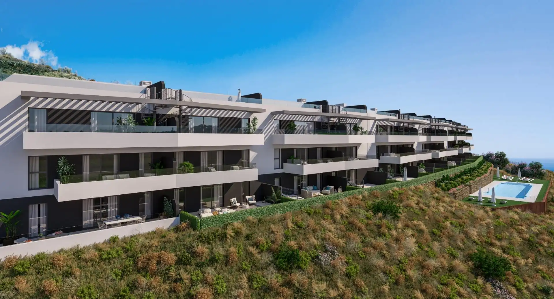 Vista exterior de Planta baixa en venda en Rincón de la Victoria amb Aire condicionat, Calefacció i Jardí privat