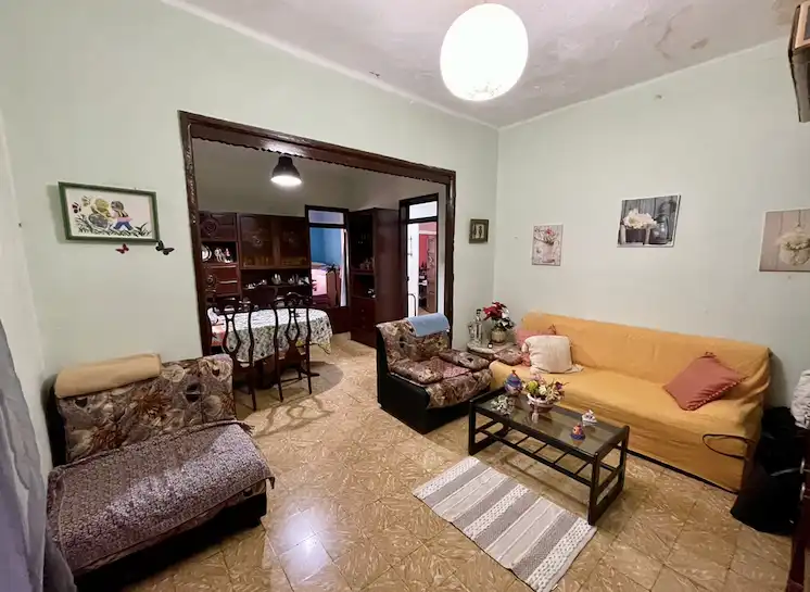 Wohnzimmer von Wohnung zum Verkauf in Las Palmas de Gran Canaria mit Terrasse, Möbliert und Ofen