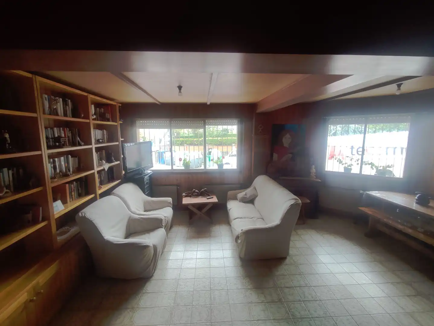 Living room of Detached homes for rent in Oleiros  with Parquet flooring, Terrace and Furnished
