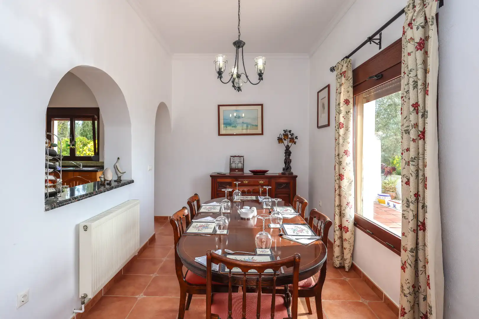 Comedor de Casa o chalet en venta en Casarabonela con Aire acondicionado, Jardín privado y Piscina