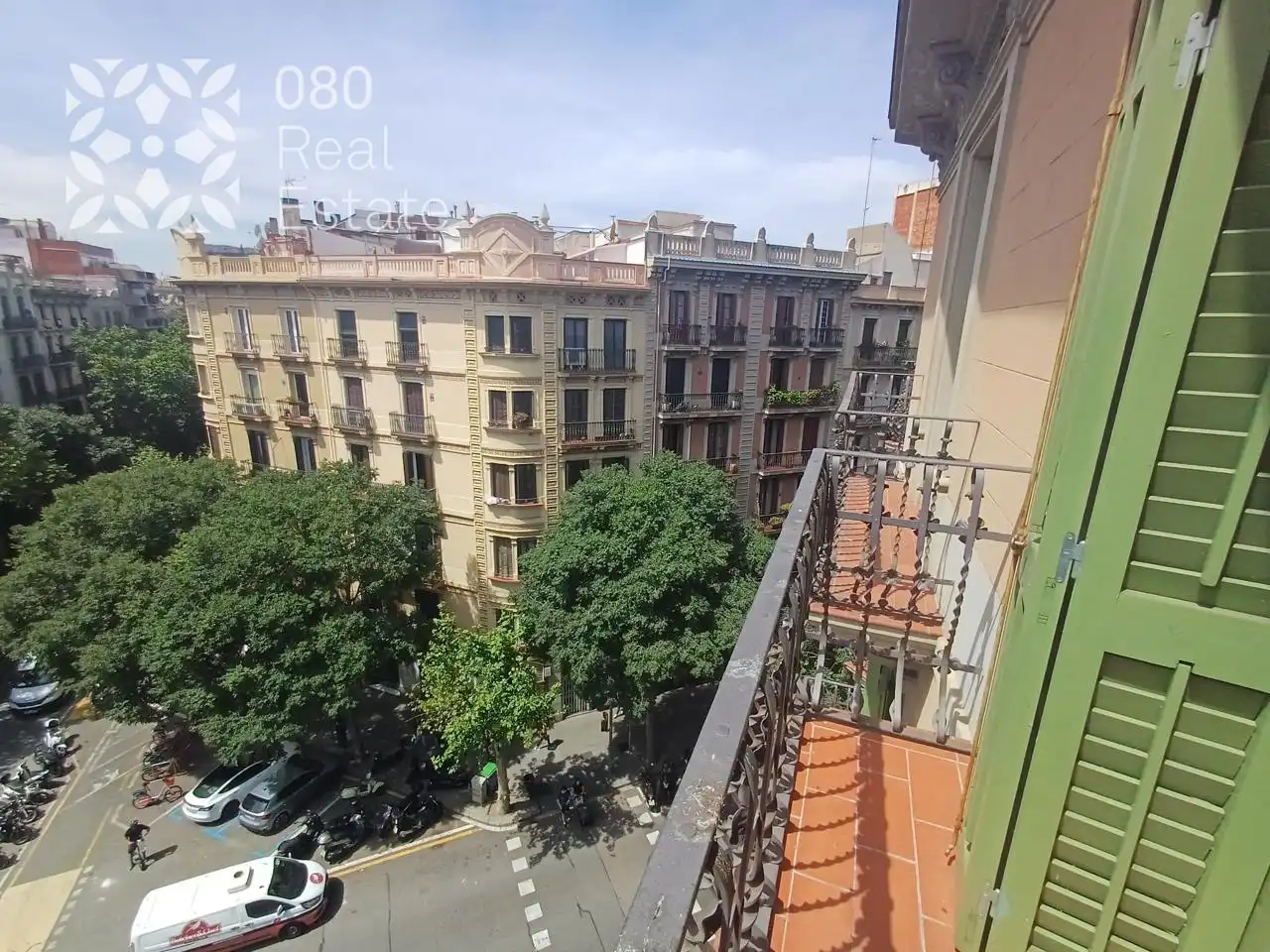 Vista exterior de Piso en venta en Barcelona con Aire acondicionado, Parquet y Terraza