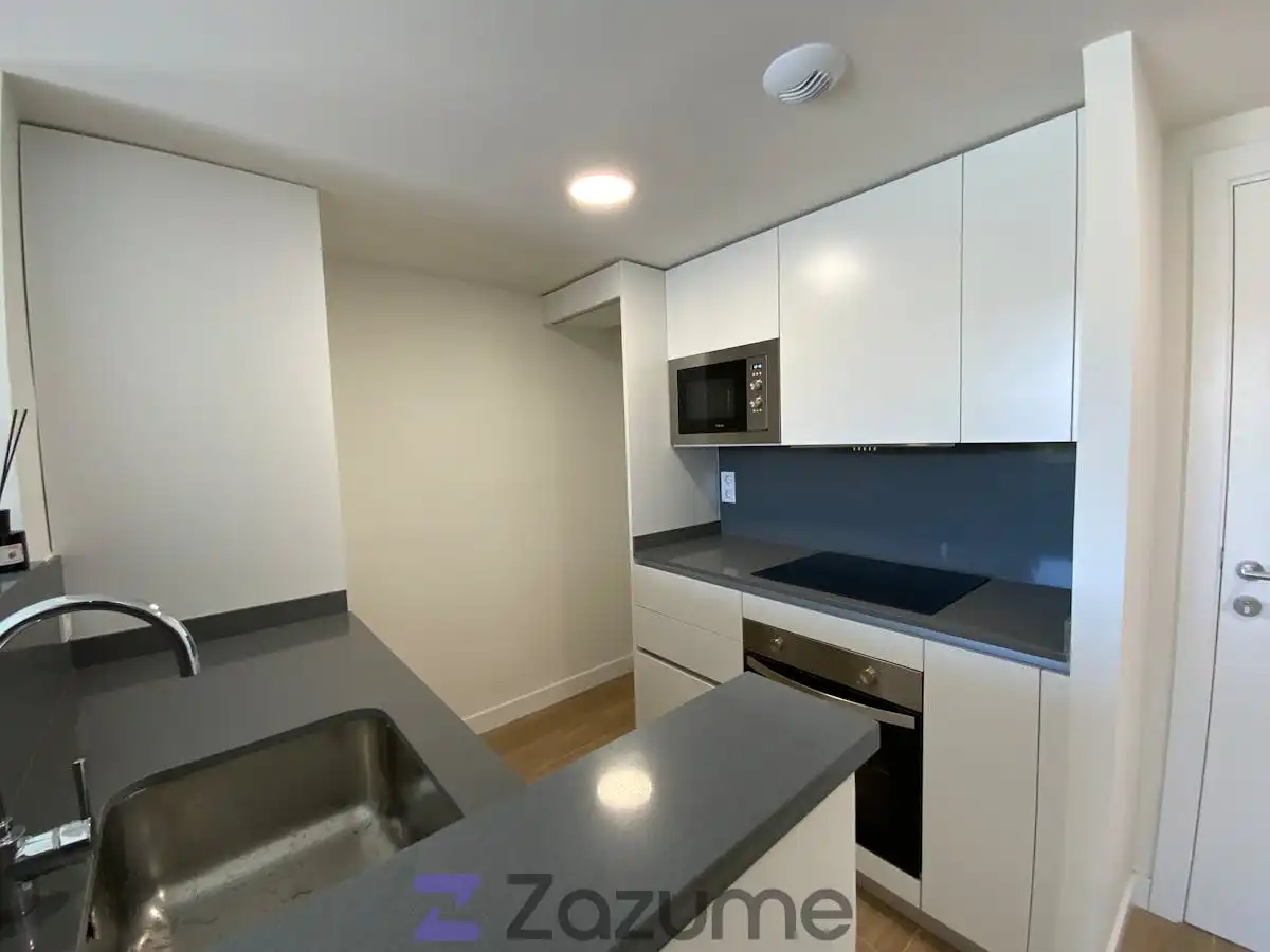 Kitchen of Flat for rent in Valencia  with Air Conditioner, Heating and Private garden