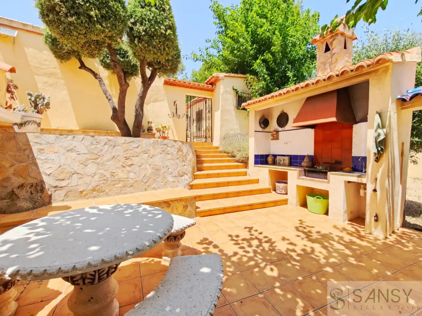 Terrasse von Haus oder Chalet zum Verkauf in Castell de Castells mit Klimaanlage, Terrasse und Abstellraum