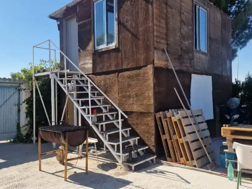 Vista exterior de Piso en venta en Madrid con Aire acondicionado, Jardín privado y Amueblado