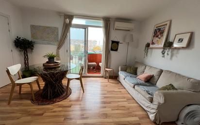 Living room of Flat for sale in  Barcelona Capital  with Air Conditioner and Balcony