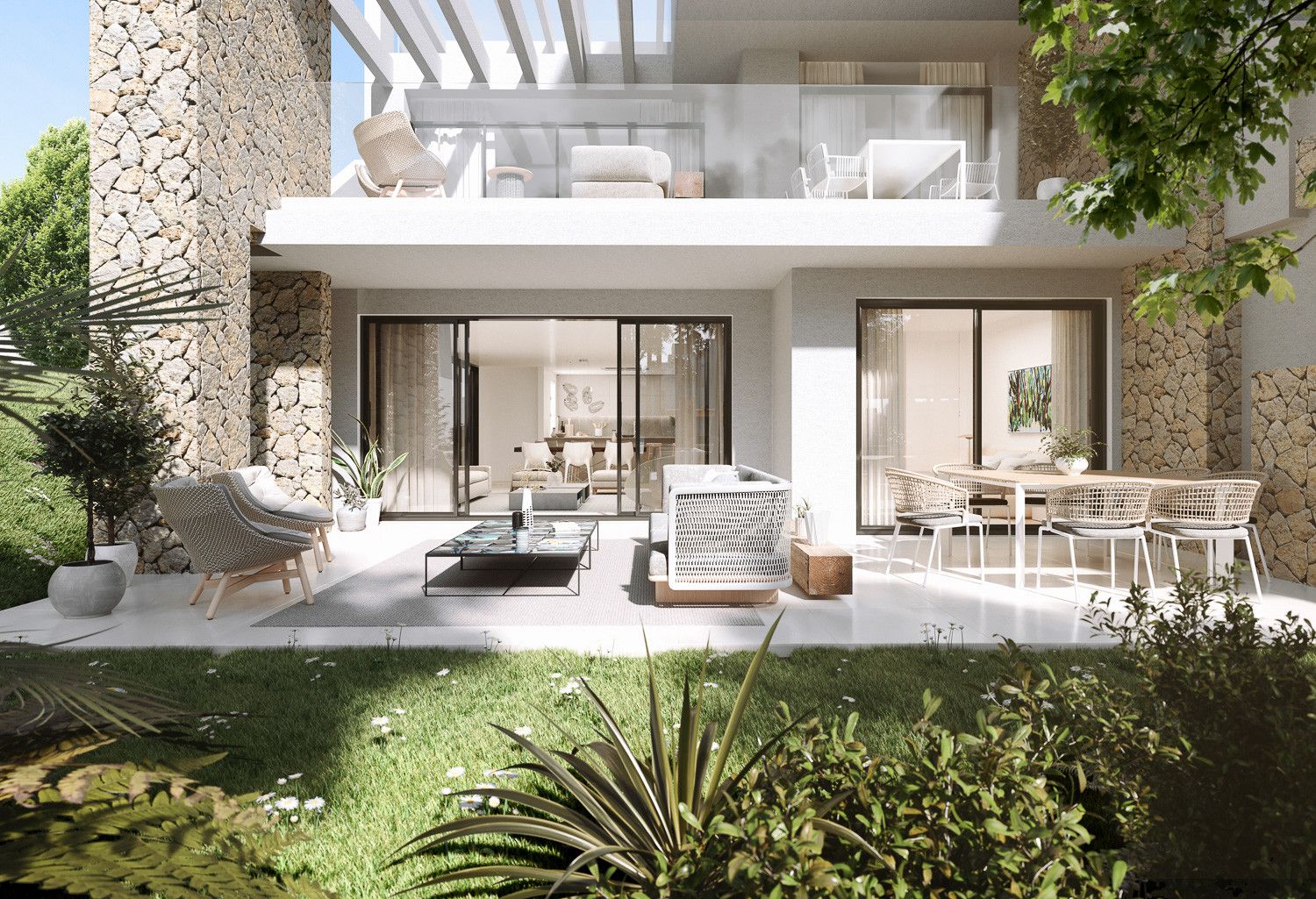 Terrace of Planta baja for sale in Estepona  with Air Conditioner, Private garden and Terrace