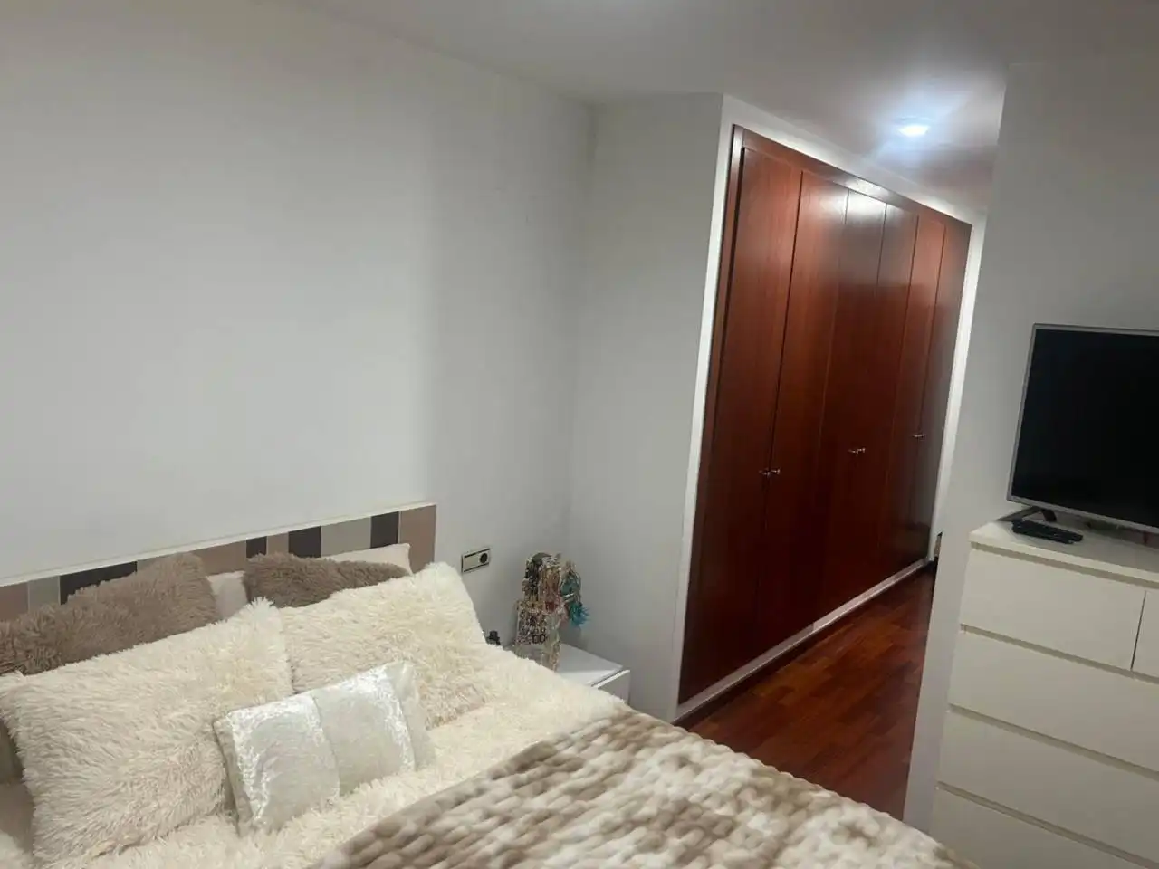 Schlafzimmer von Wohnung zum Verkauf in Castellón de la Plana / Castelló de la Plana mit Klimaanlage, Parkett und Terrasse