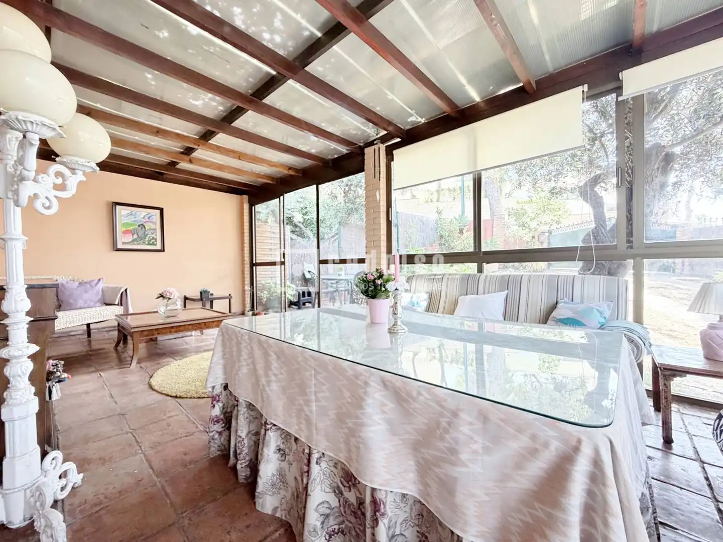 Terraza de Casa o chalet en venta en Málaga con Aire acondicionado, Jardín privado y Terraza