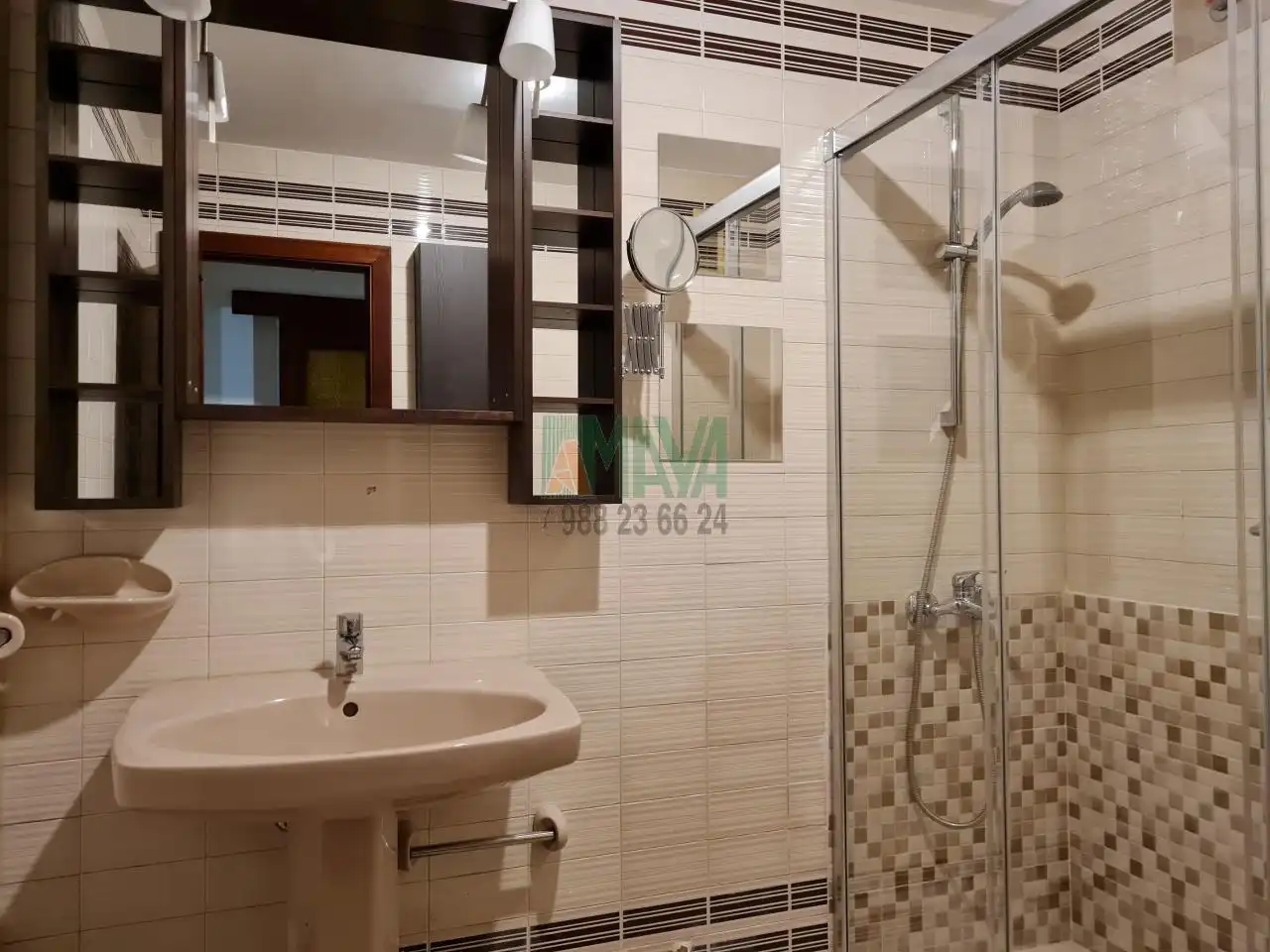 Badezimmer von Wohnungen zur Miete in Ourense Capital  mit Heizung, Abstellraum und Möbliert