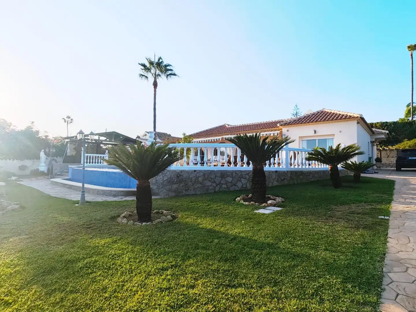 Jardí de Casa o xalet de lloguer en Mijas amb Aire condicionat, Calefacció i Jardí privat