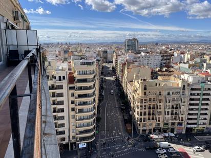 Exterior view of Flat for sale in  Valencia Capital  with Air Conditioner, Parquet flooring and Balcony