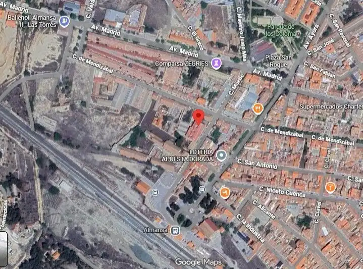 Vista exterior de Pis en venda en Almansa