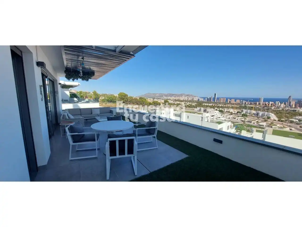 Terrace of Attic for rent in Finestrat  with Air Conditioner, Heating and Terrace