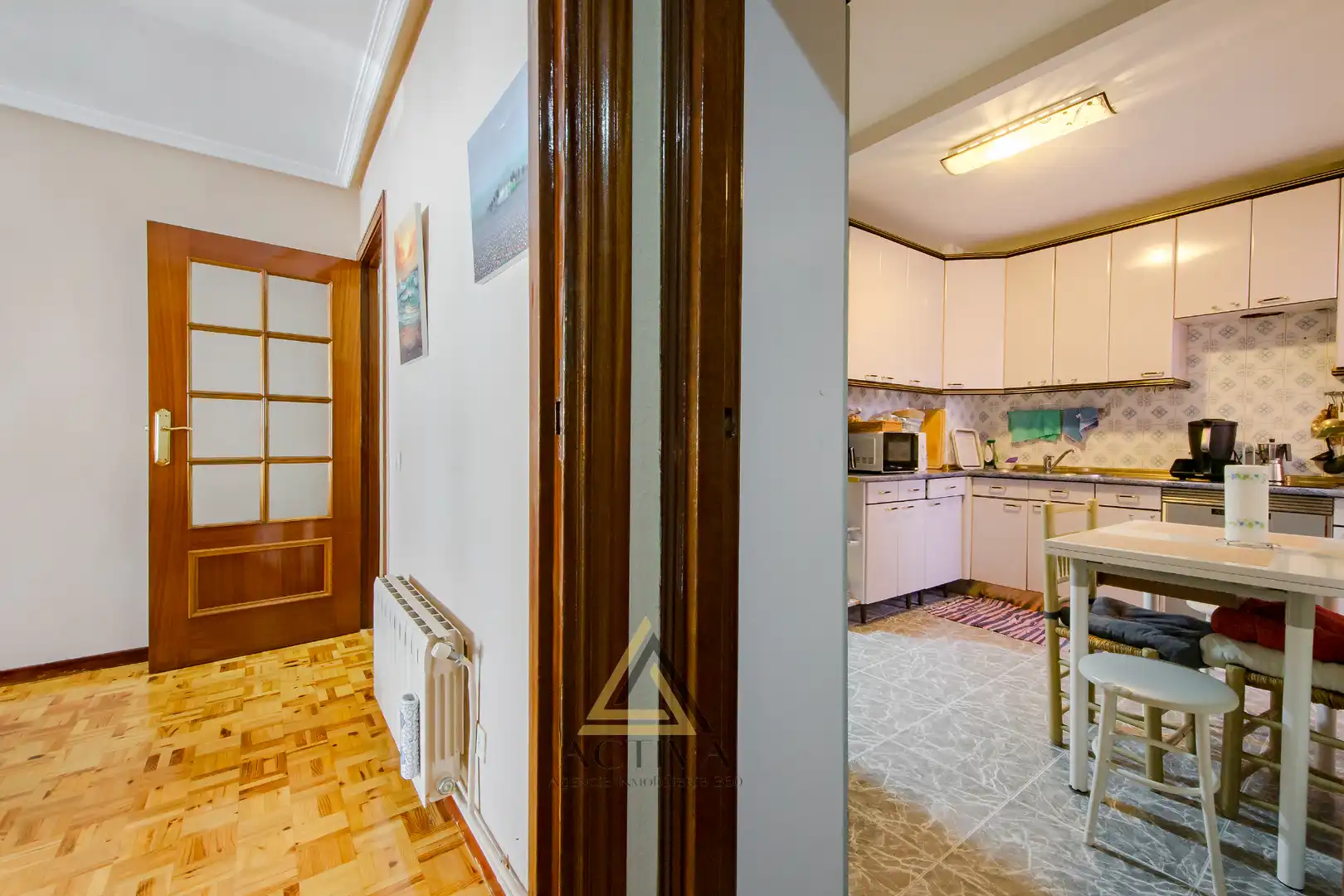 Kitchen of Flat for sale in Fuenlabrada  with Air Conditioner, Terrace and Furnished