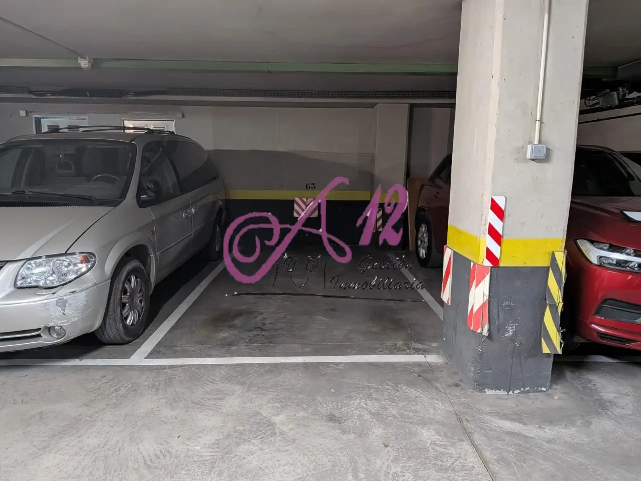 Parking of Flat for sale in Valencia  with Air Conditioner, Terrace and Community pool