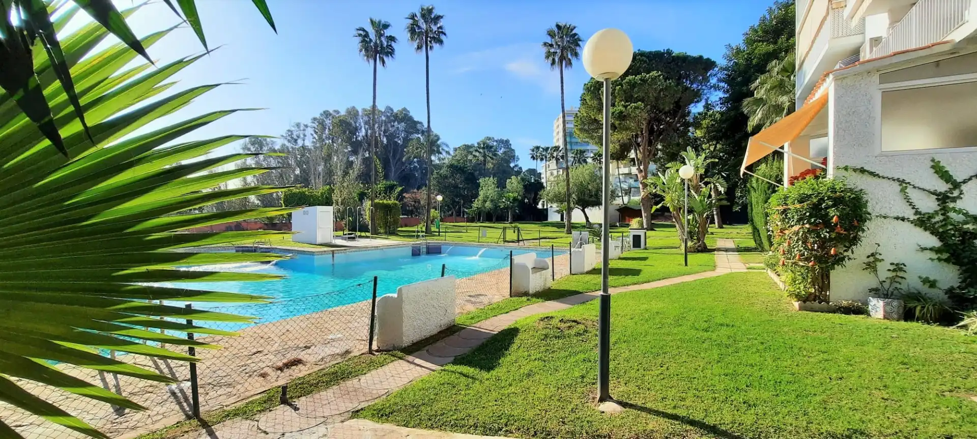 Swimming pool of Apartments for sale in Torremolinos  with Air Conditioner, Heating and Terrace