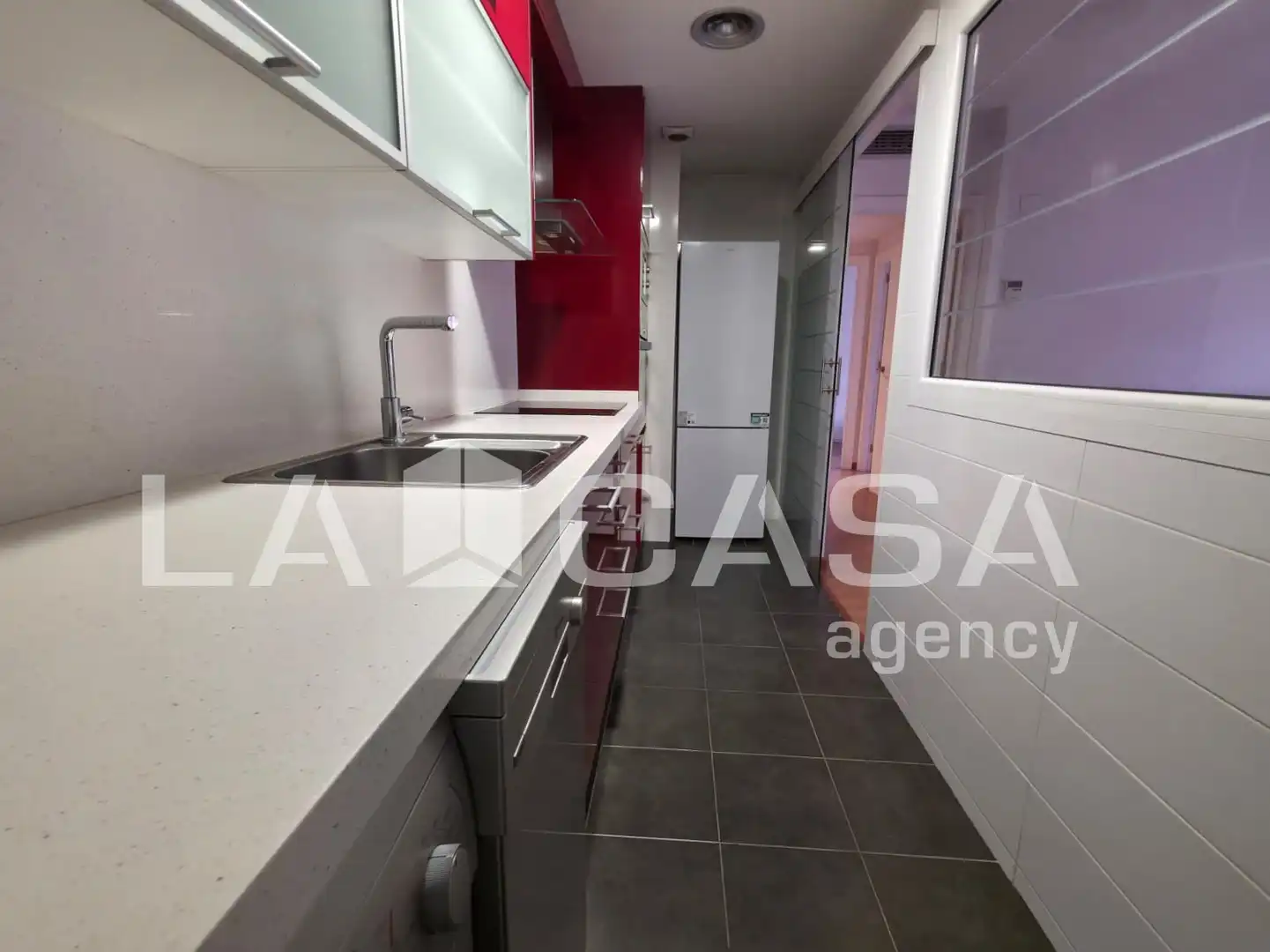 Cocina de Piso en venta en Sabadell con Jardín privado, Parquet y Piscina
