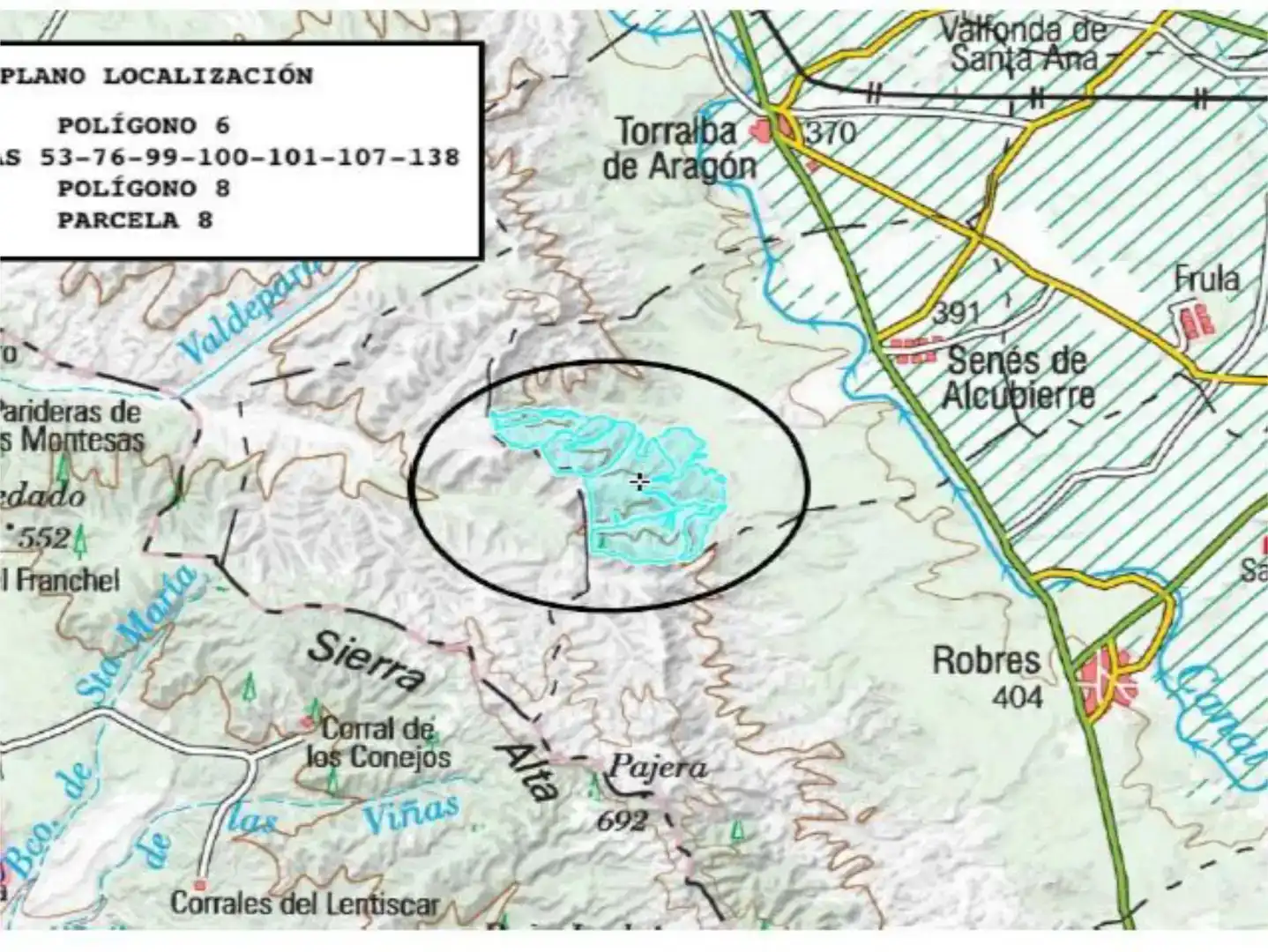 Terreno en venta en Senés de Alcubierre