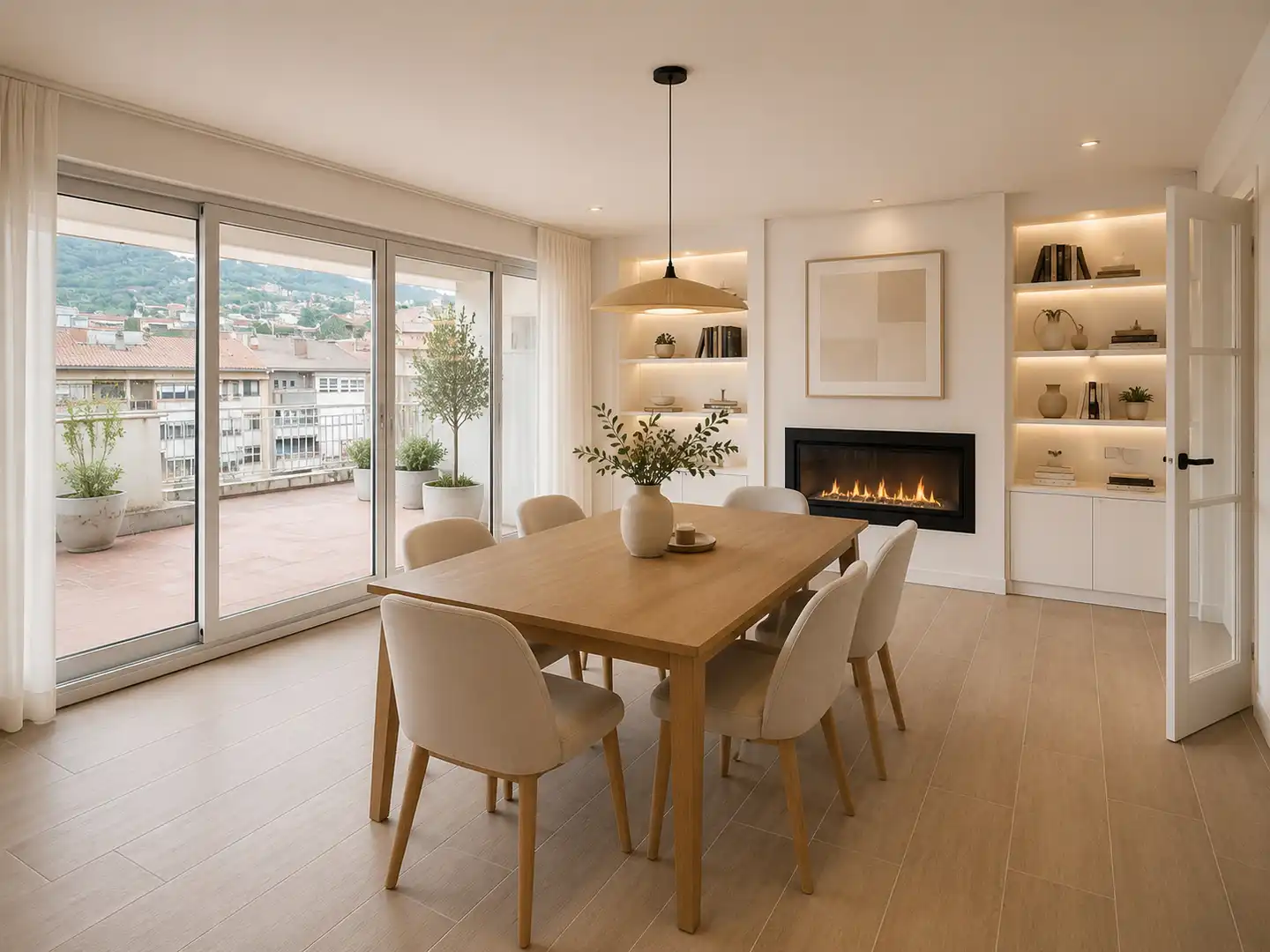 Dining room of Attic for sale in Berga  with Terrace, Storage room and Balcony