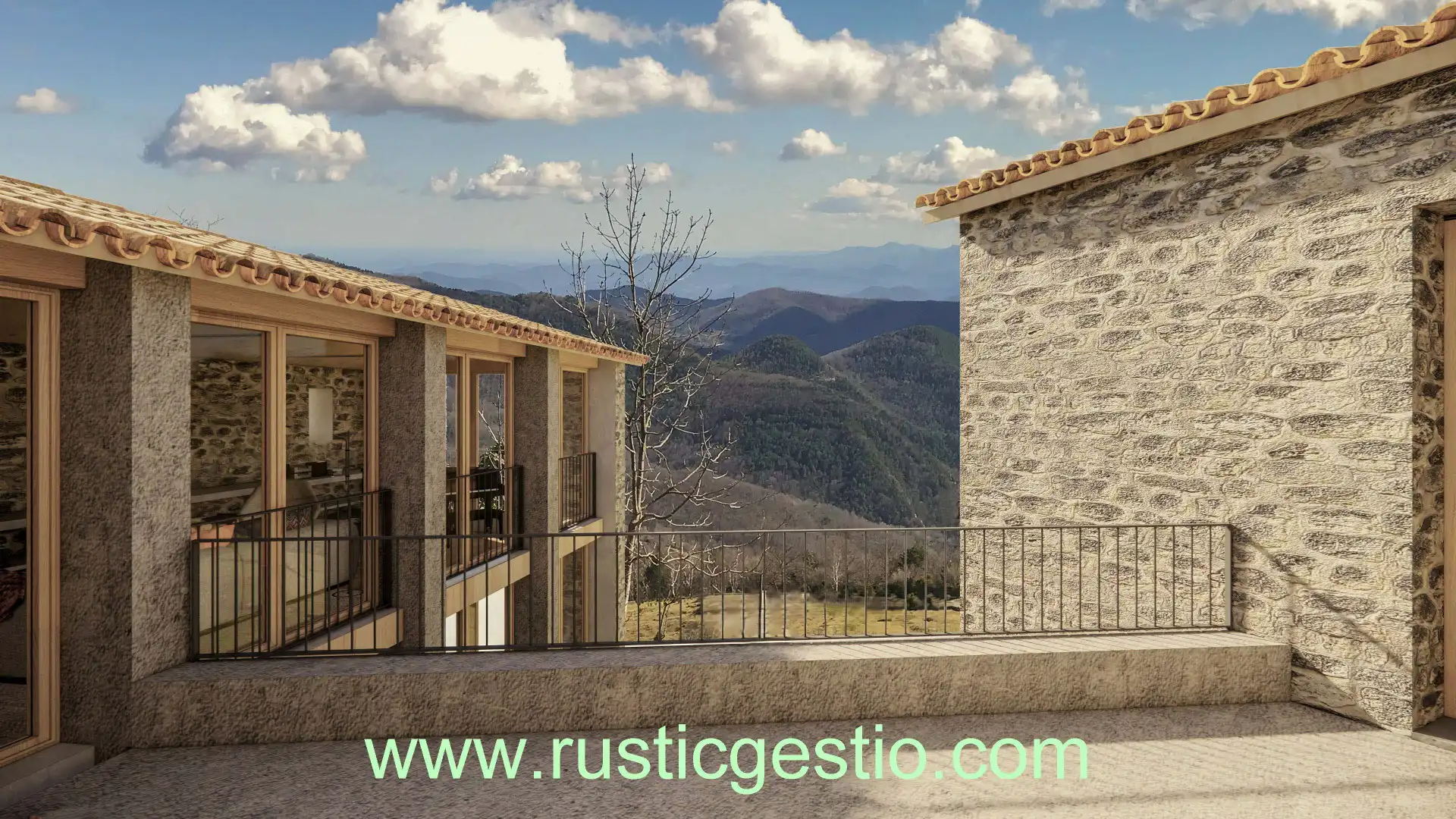 Vista exterior de Finca rústica en venta en Ogassa con Jardín privado y Terraza