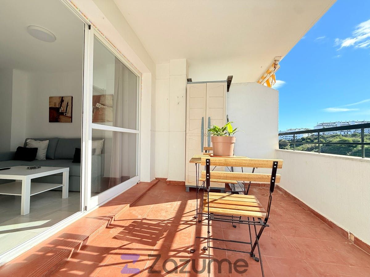 Balcony of Flat to rent in Mijas  with Terrace, Storage room and Swimming Pool