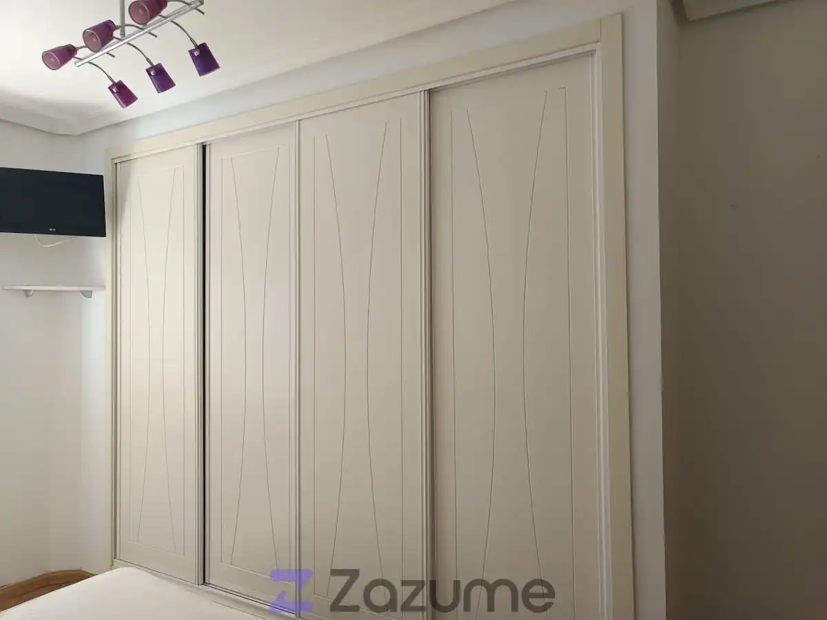 Bedroom of Flat for rent in Madrid  with Air Conditioner, Heating and Parquet flooring