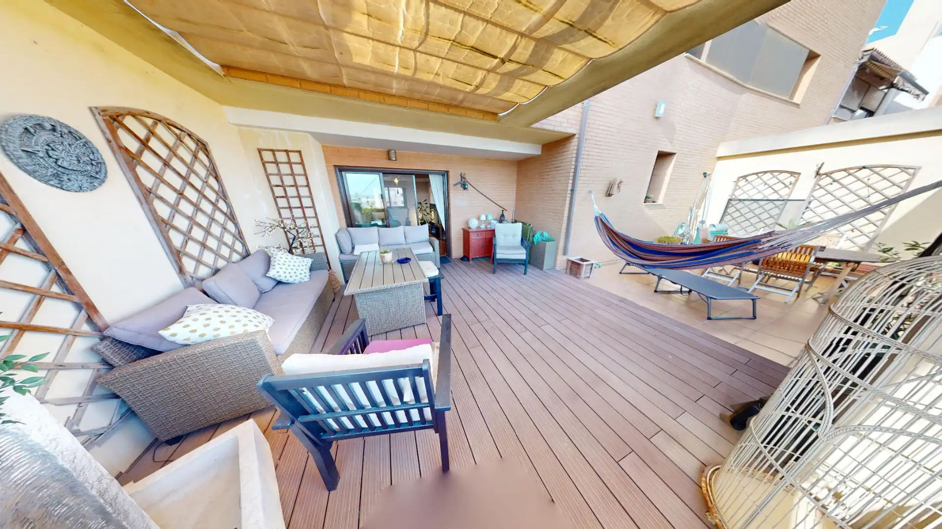 Terrace of Attic for sale in Alicante / Alacant  with Air Conditioner, Heating and Parquet flooring