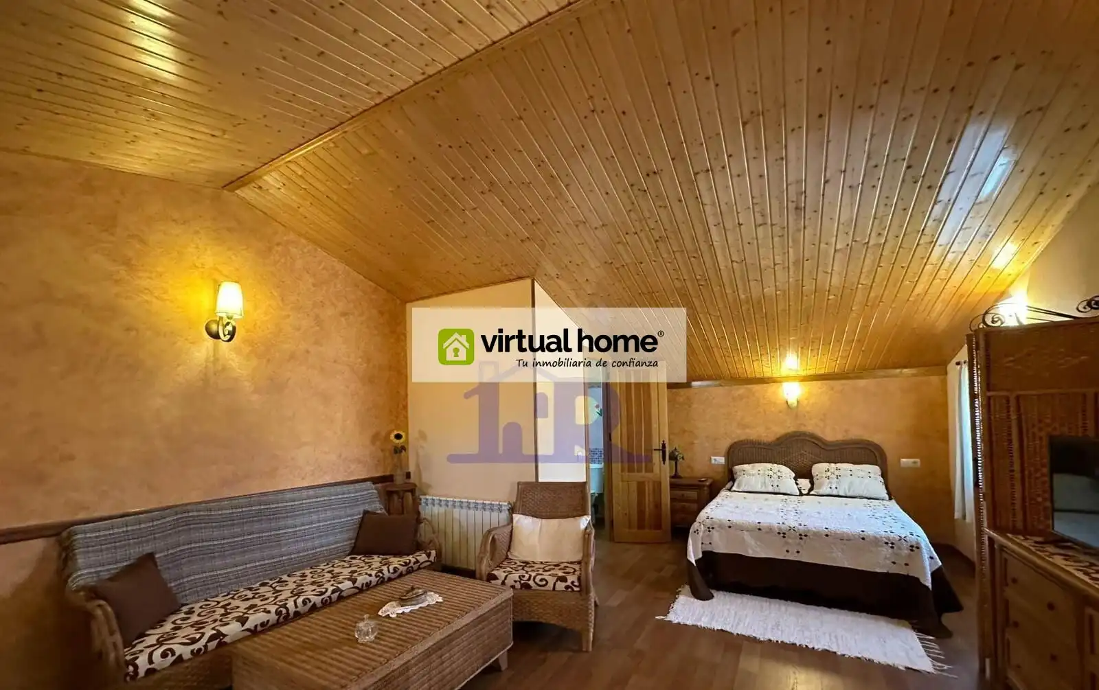 Sala de estar de Casa o chalet en venta en Cuenca con Aire acondicionado
