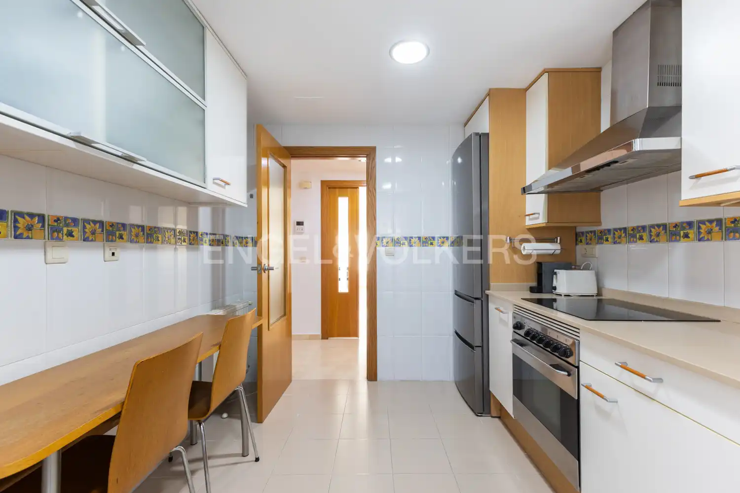 Cuina de Pis de lloguer en Valencia amb Aire condicionat, Calefacció i Terrassa