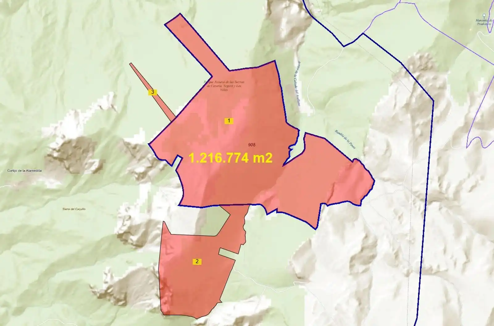 Exterior view of Land for sale in Siles