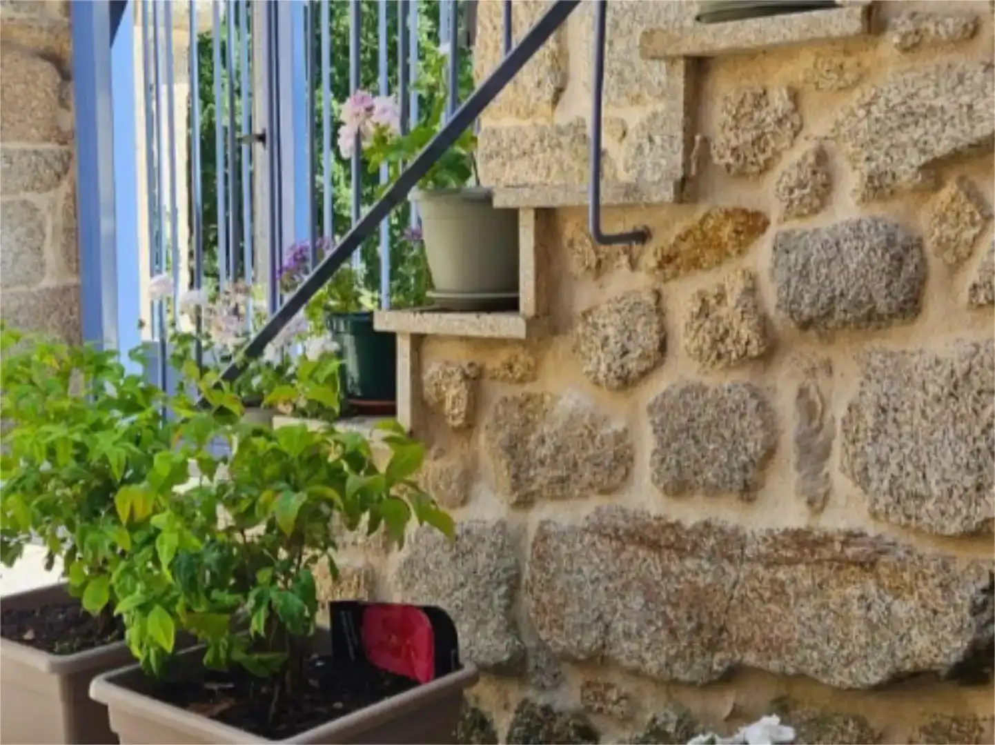 Terraza de Casa o chalet en venta en A Lama   con Jardín privado y Amueblado