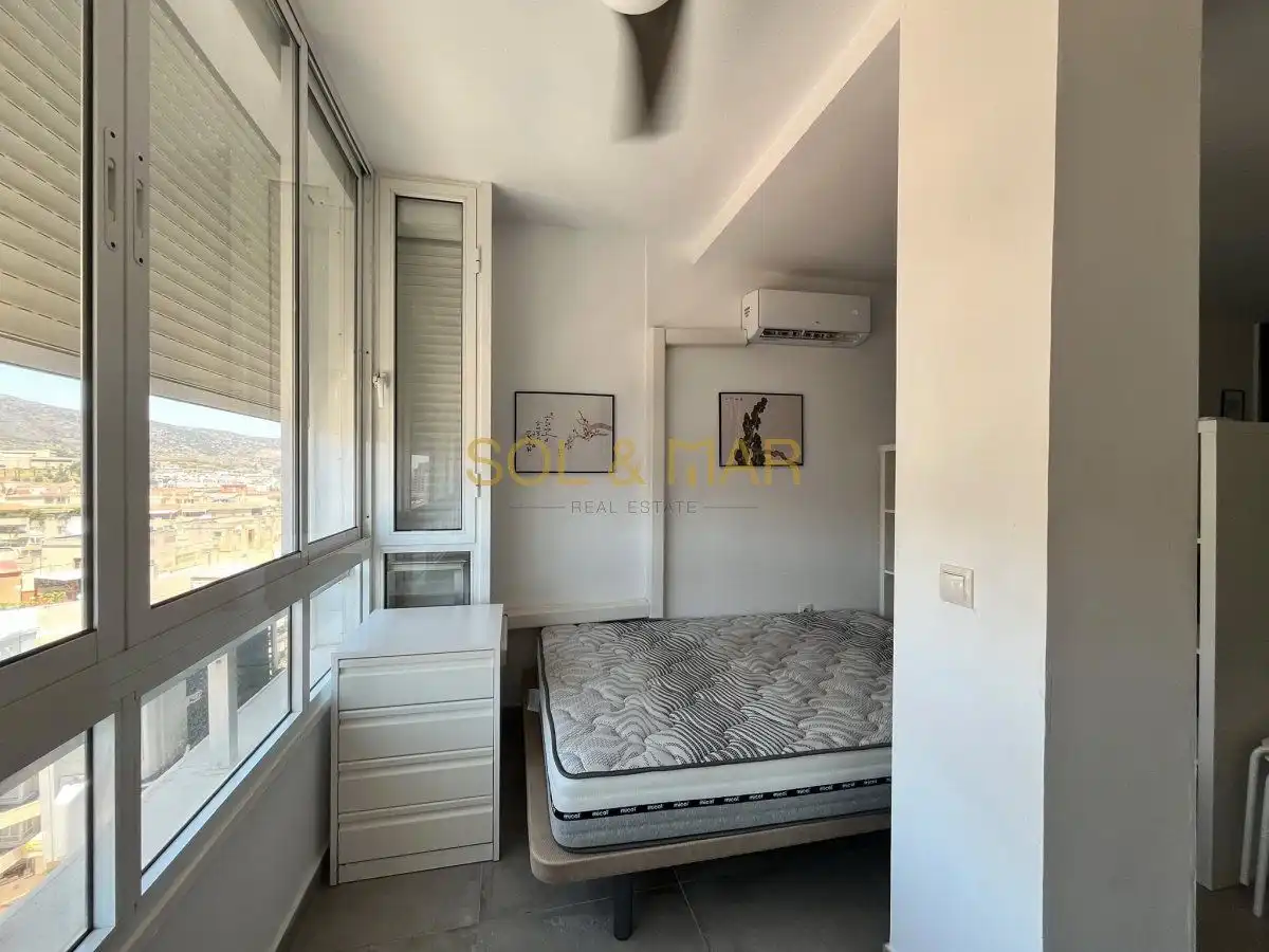 Schlafzimmer von Wohnung zur Miete in Torremolinos mit Klimaanlage und Abstellraum