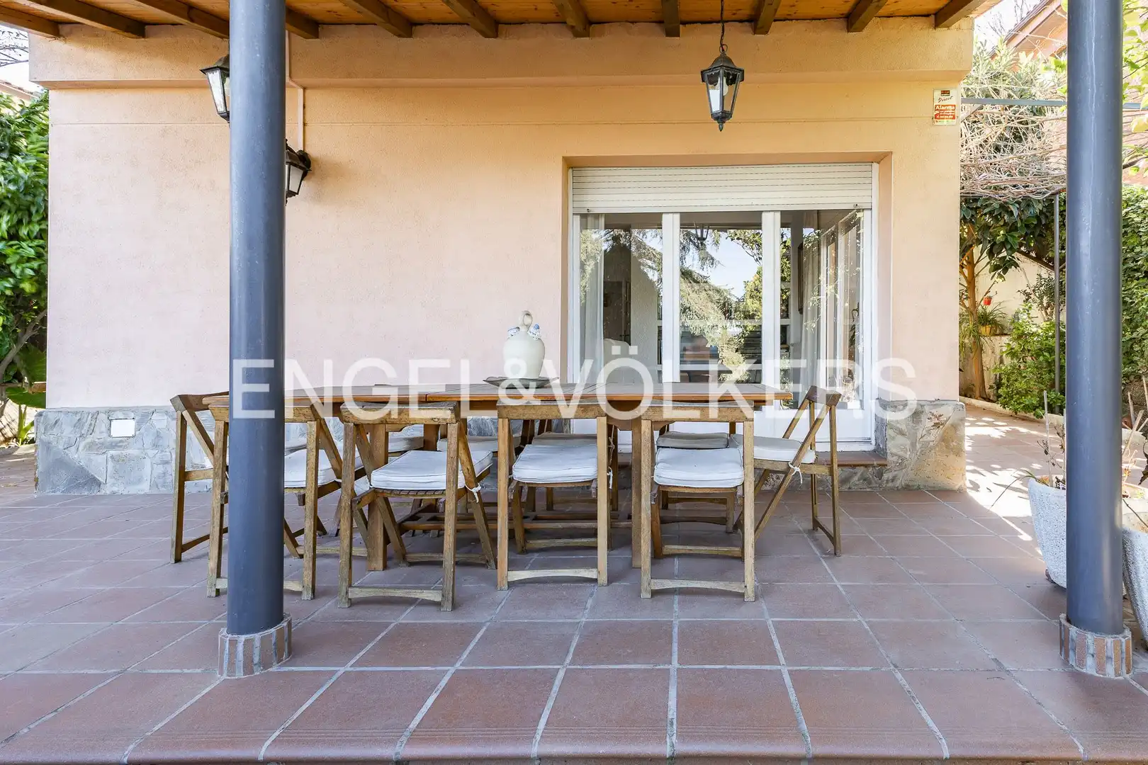 Terrace of Houses for sale in Sant Cugat del Vallès  with Air Conditioner, Heating and Private garden