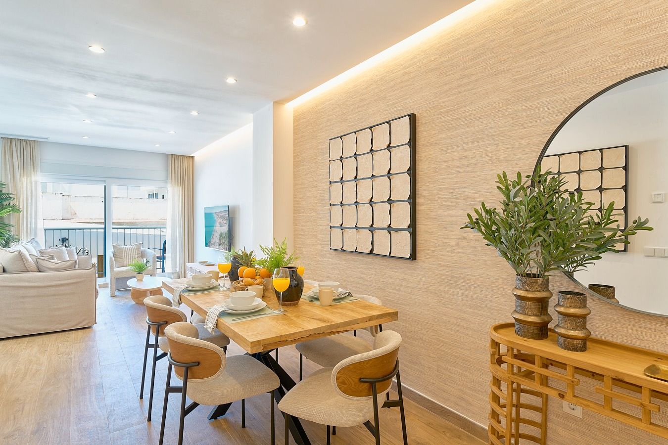 Dining room of Flat to rent in Torremolinos  with Air Conditioner, Heating and Terrace