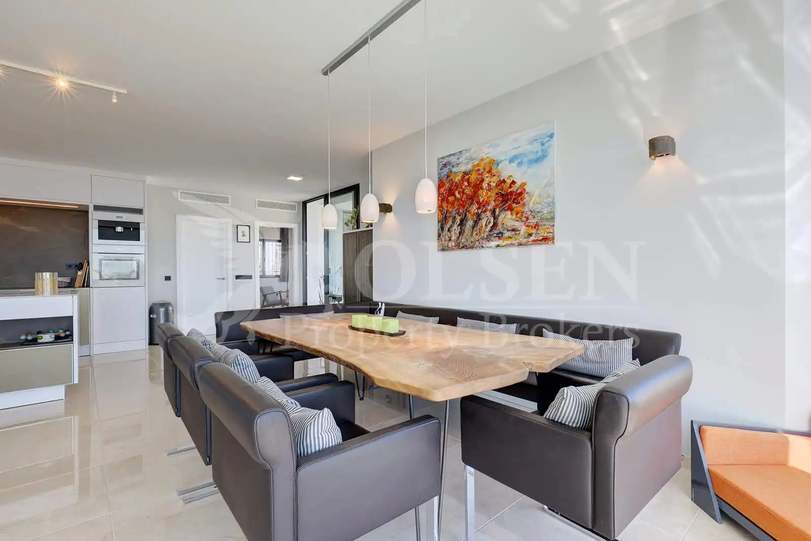 Comedor de Casa o chalet en venta en Estepona con Aire acondicionado, Calefacción y Jardín privado