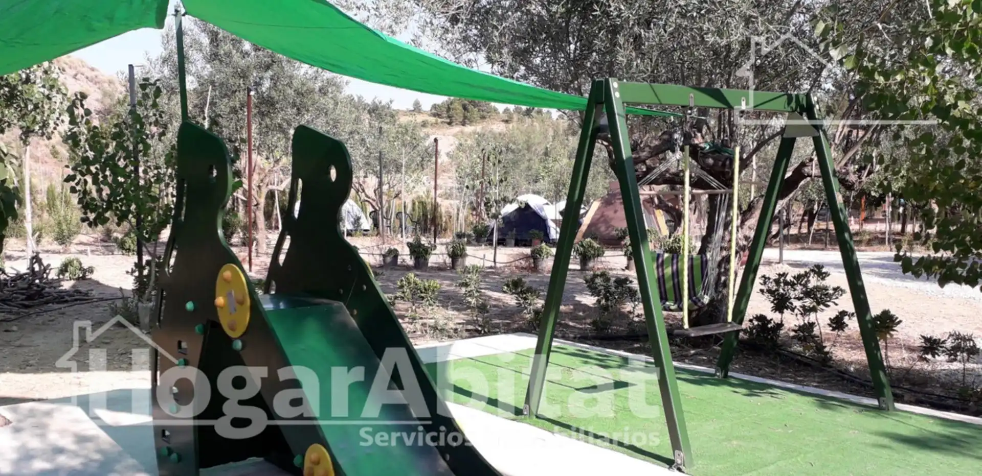 Garden of Houses for sale in Alborache  with Heating, Private garden and Swimming Pool