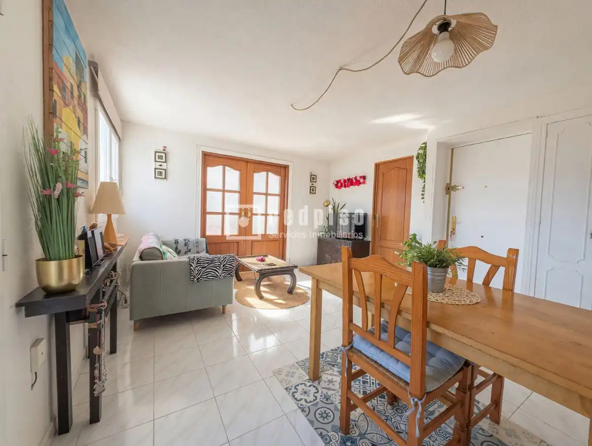 Sala de estar de Ático en venta en Alcorcón con Aire acondicionado, Calefacción y Terraza