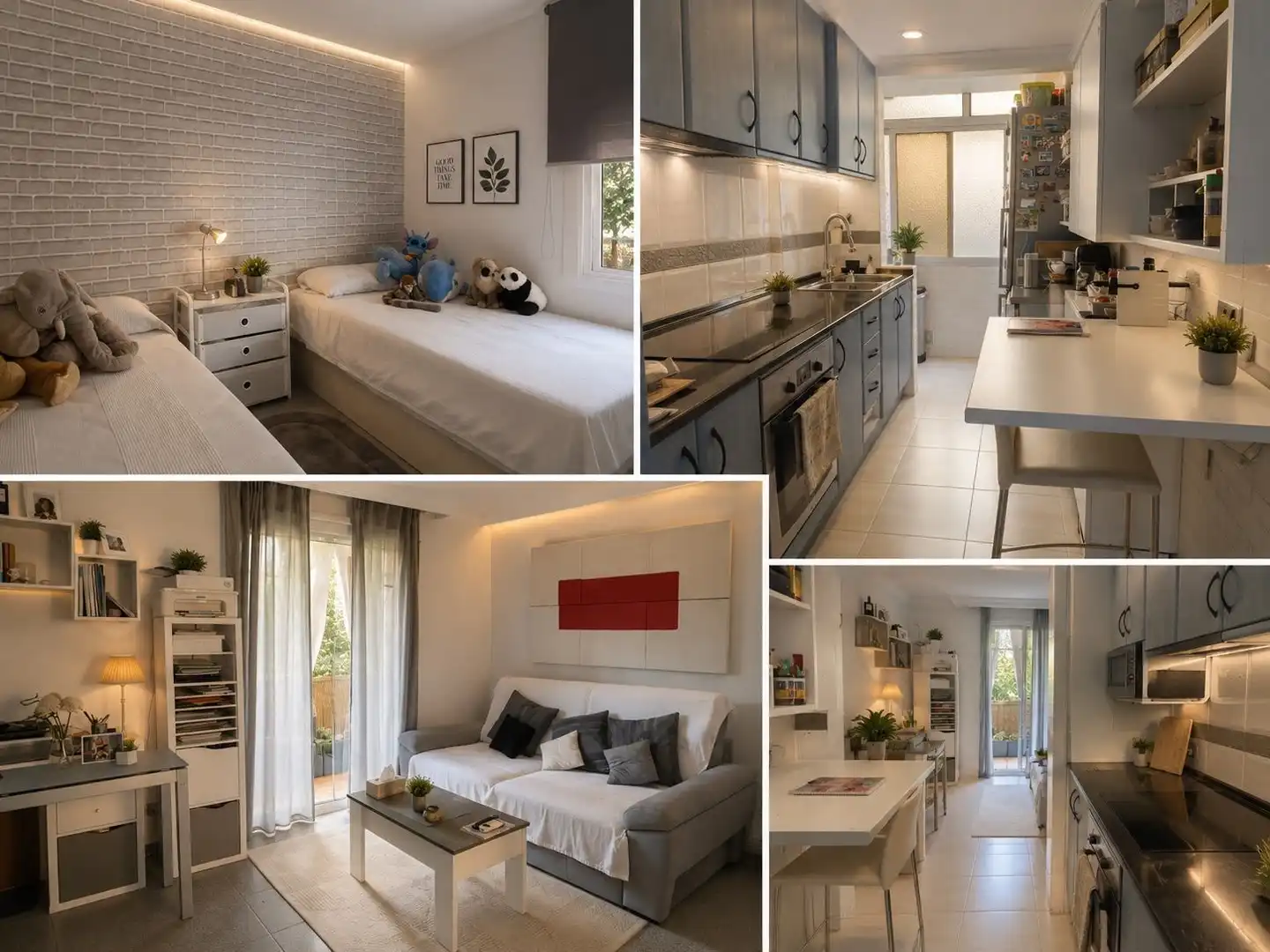 Bedroom of Flat for sale in El Masnou  with Air Conditioner